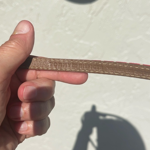 Tommy Hilfiger Red & White Polka Dot Belt - size M. EUC - Picture 4 of 6